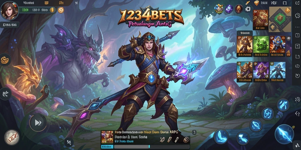 Tampilan gameplay seru dan mendebarkan dalam 1234BETS.