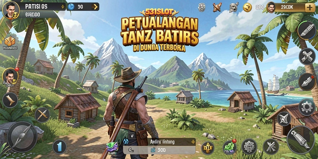 Screenshot gameplay 531SLOT yang menunjukkan aksi dalam dunia terbuka.