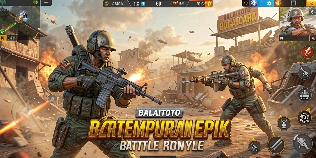 Tampilan gameplay seru dari BALAITOTO saat pertempuran berlangsung.