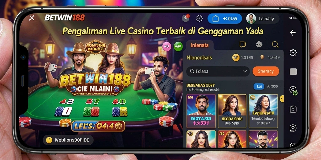 Tampilan gameplay Live Casino BETWIN188 yang menarik dan interaktif.