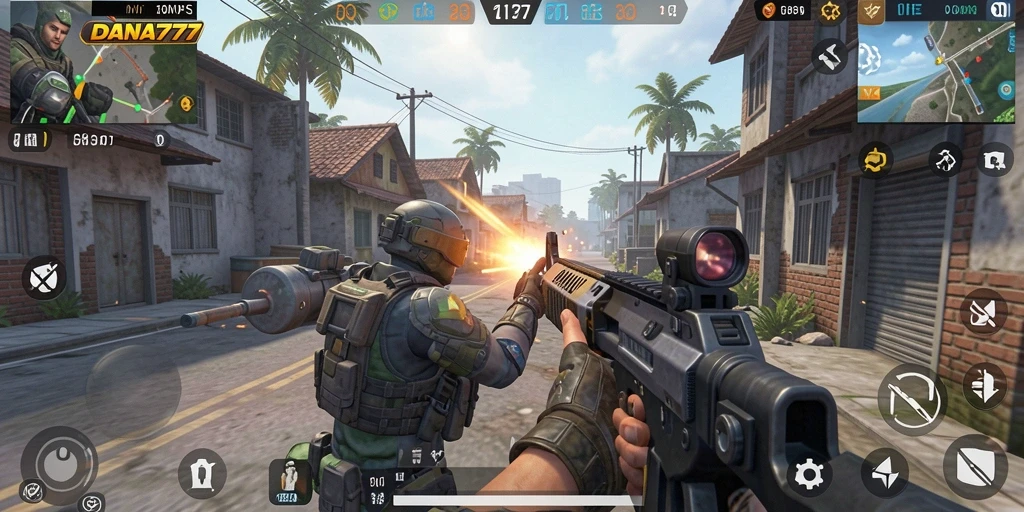 Tampilan aksi menarik dalam gameplay DANA777 dengan grafis yang memukau.