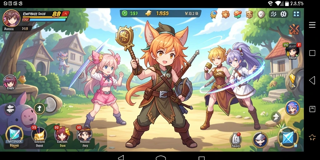 Tangkapan layar EMPIRE88 menampilkan aksi intens karakter Anime dalam petualangan.