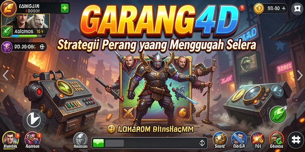 Tangkapan layar utama GARANG4D menampilkan pertempuran strategi yang intens dan mendebarkan.