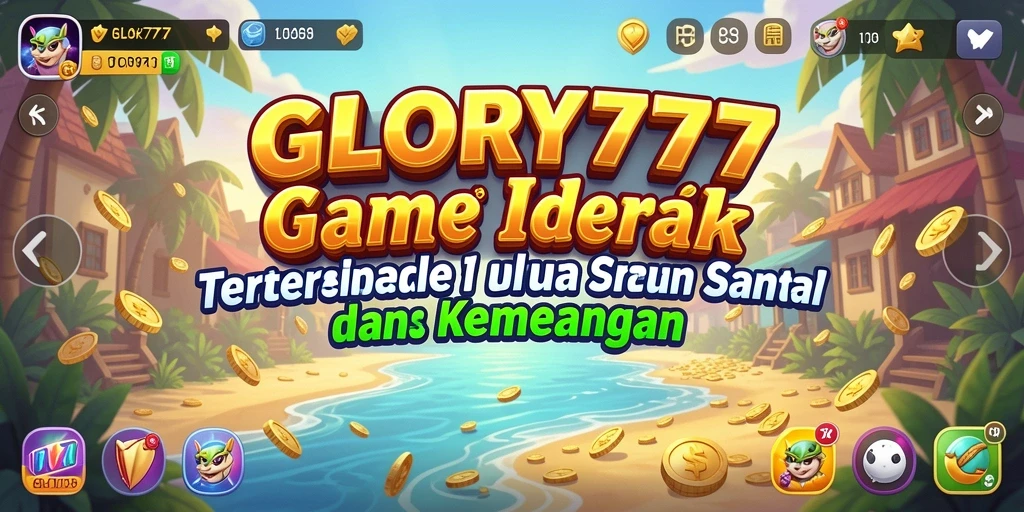 Screenshot gameplay GLORY777 menampilkan karakter unik dan misi yang menarik.
