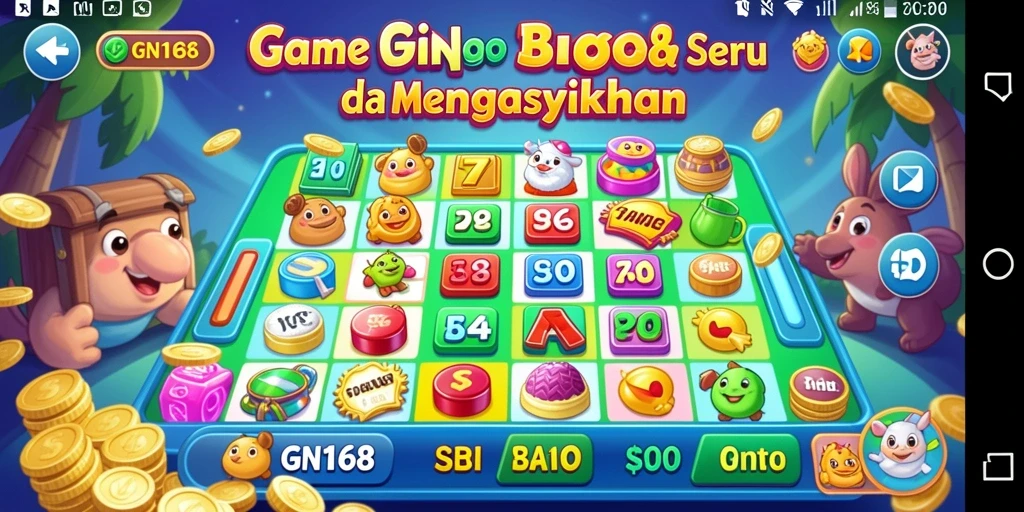 Tampilan menarik dari gameplay Bingo di GN168 yang penuh keseruan.