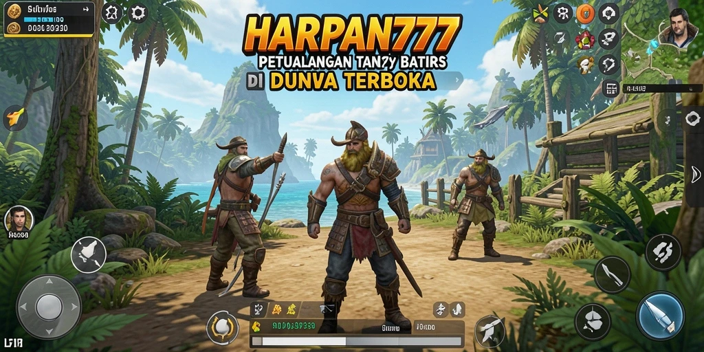 Tangkapan layar dari gameplay Open World HARAPAN777 yang memukau.