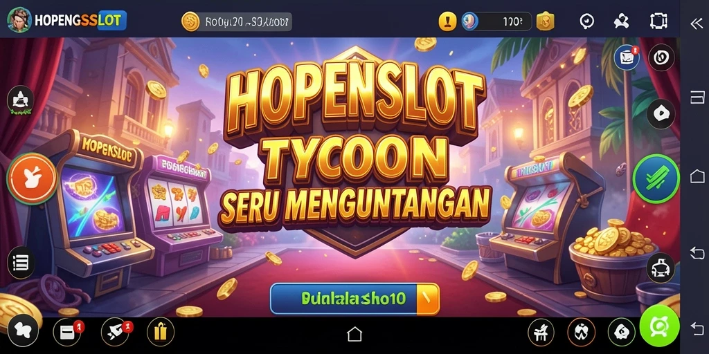 Tampilan utama gameplay HOPENGSLOT yang menarik dan mendebarkan.
