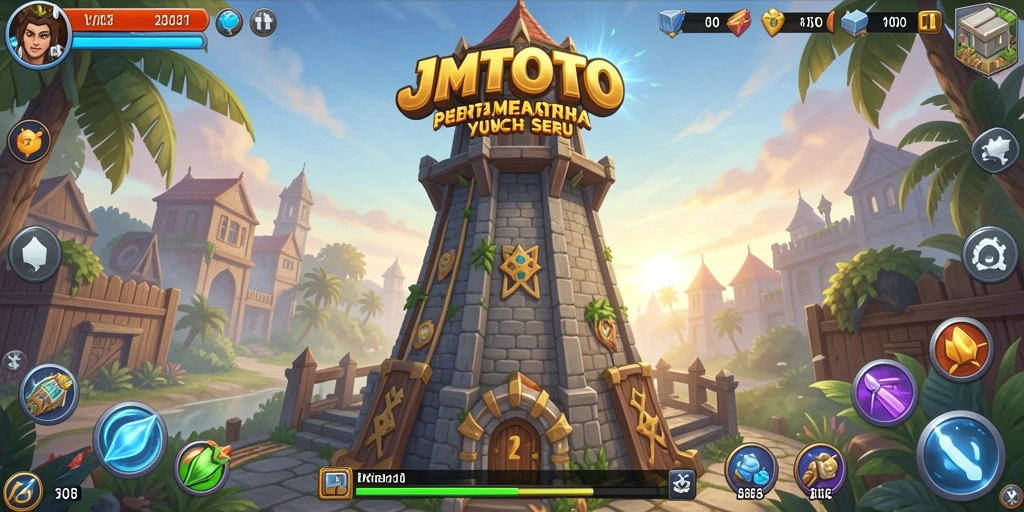 Gameplay seru dan strategis di JMTOTO Tower Defense.