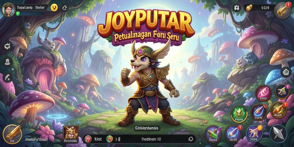 Screenshot utama JOYPUTAR menampilkan aksi seru dalam gameplay petualangan.