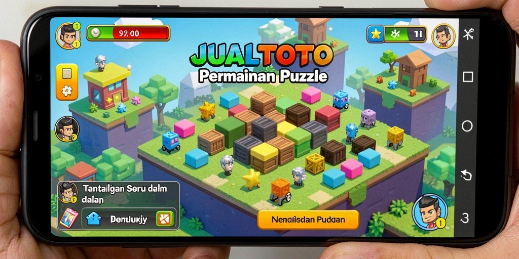 Tampilan gameplay JUALTOTO yang menarik dan penuh warna.