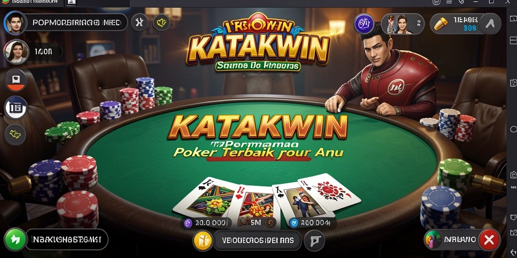 Tampilan gameplay KATAKWIN yang menarik dan seru.
