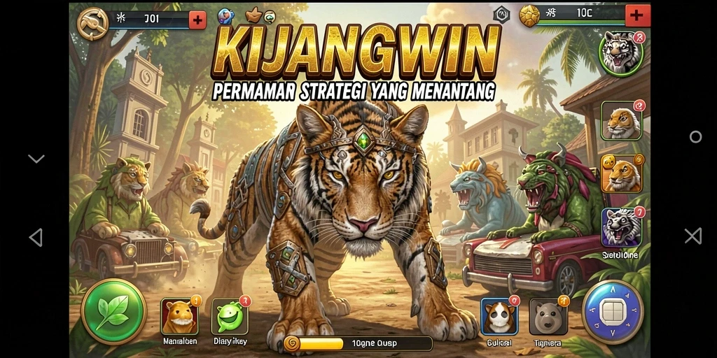 Tampilan gameplay KIJANGWIN yang seru dan menantang.