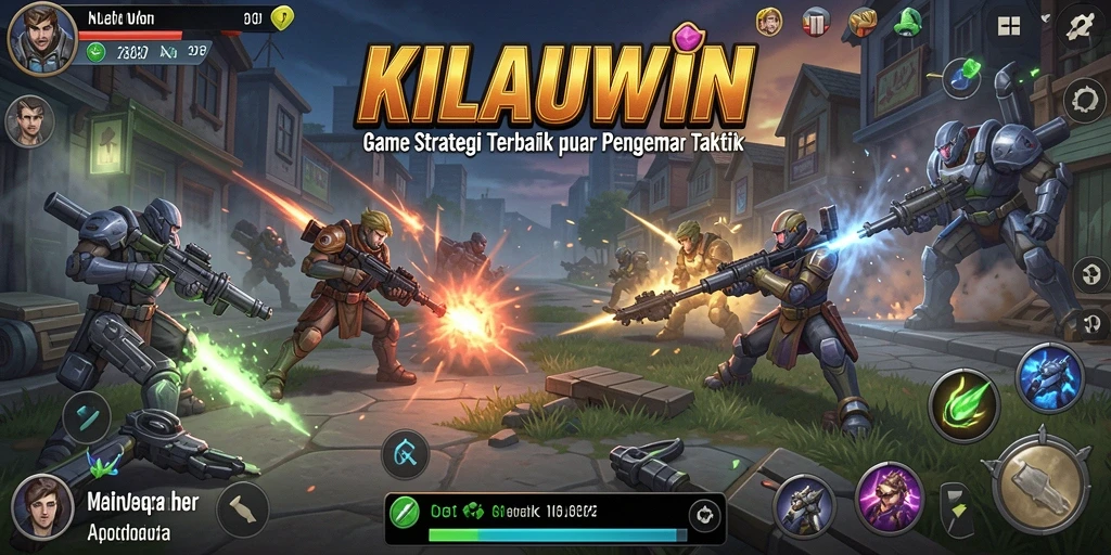 Tangkapan layar gameplay KILAUWIN yang penuh aksi strategi.