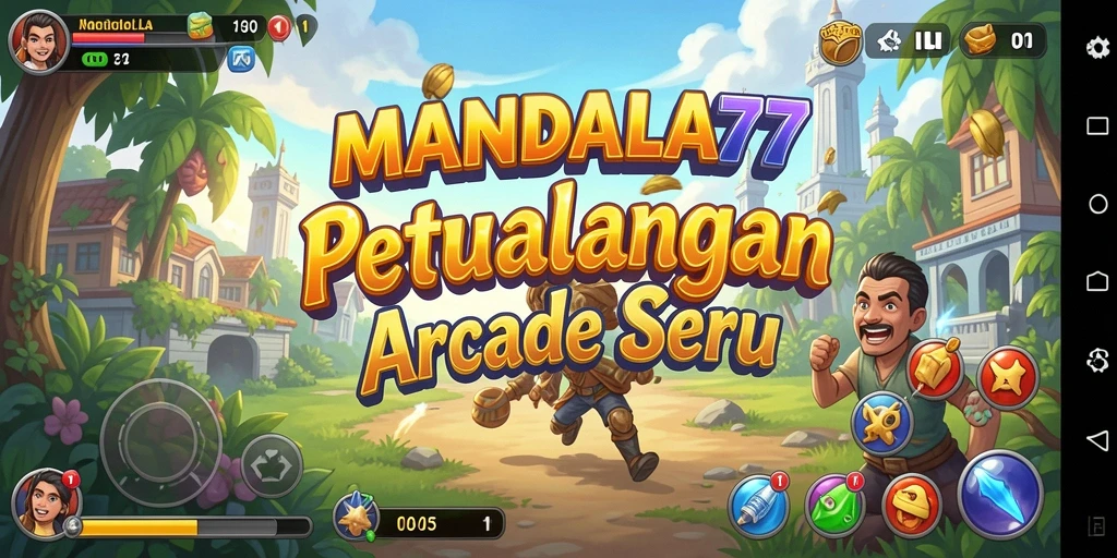 Tampilan gameplay MANDALA77 yang menarik dan penuh aksi.