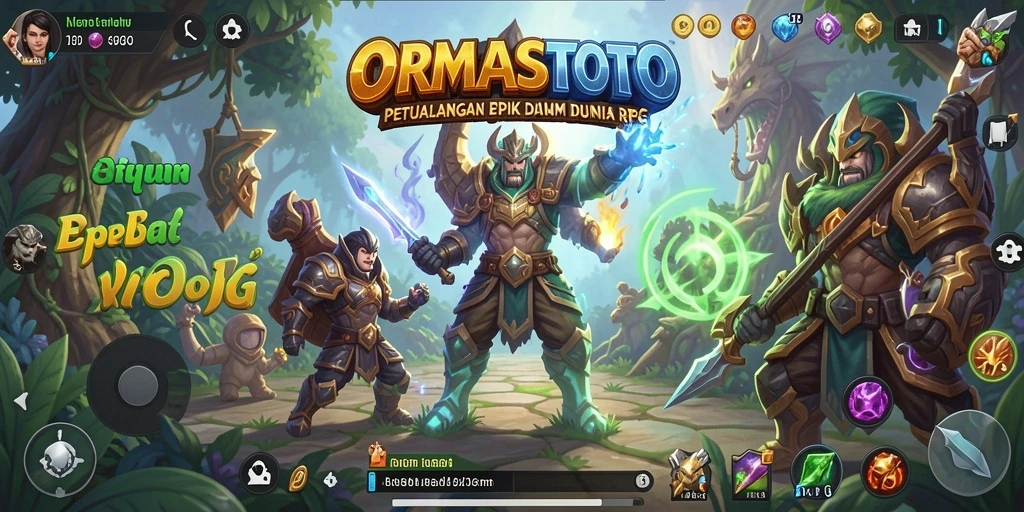 Tampilan gameplay RPG yang menakjubkan dan penuh aksi.