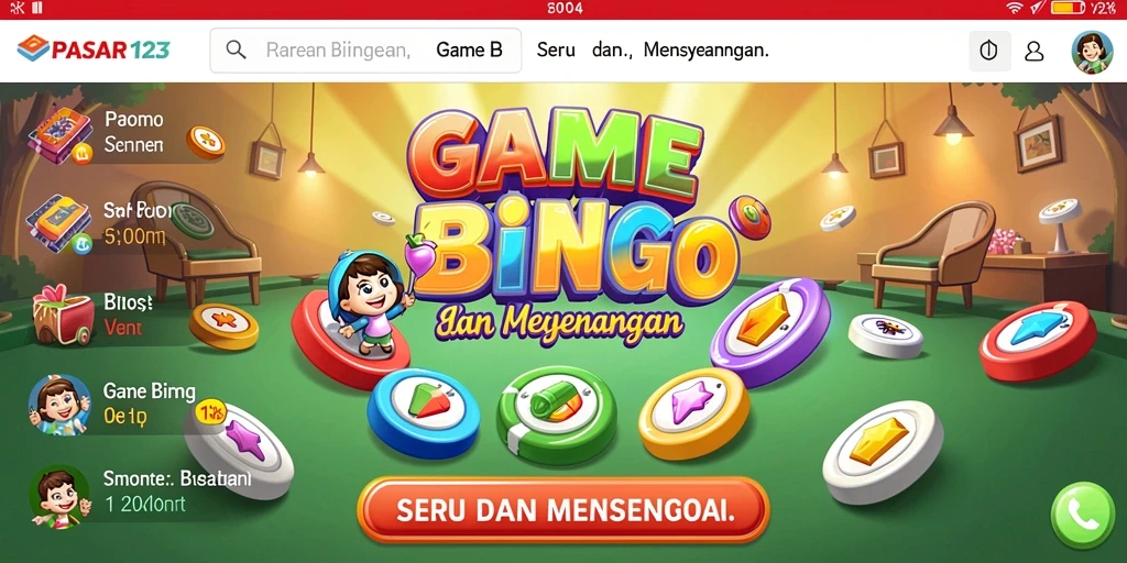 Tampilan gameplay PASAR123 yang seru dan interaktif.