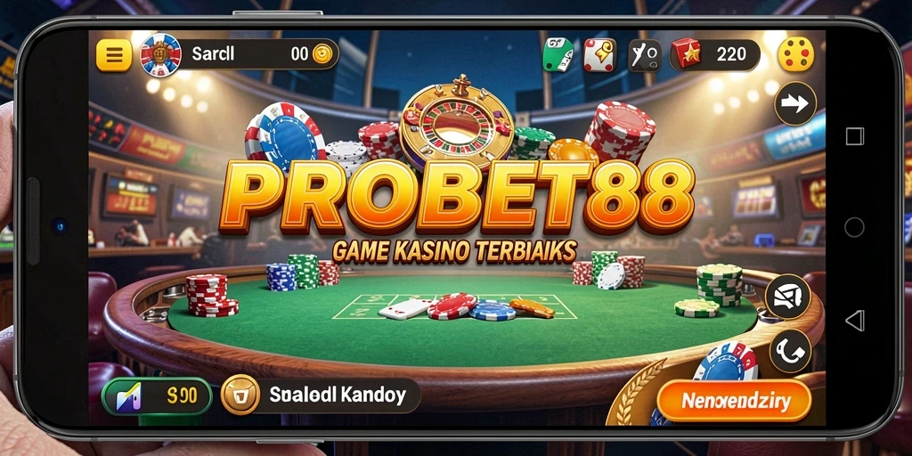 Screenshot gameplay Kasino menarik dari PROBET88.