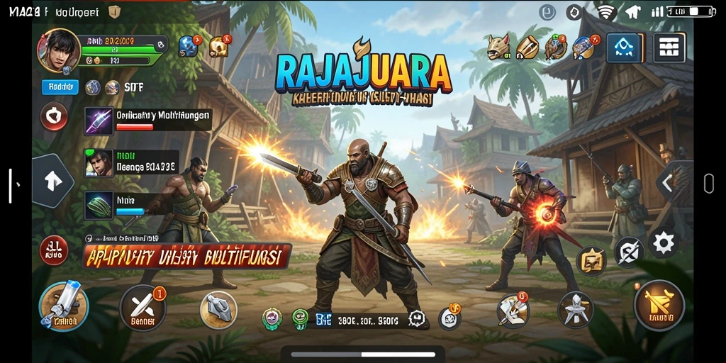 Tampilan antarmuka utama RAJAJUARA yang ramah pengguna dan fungsional.