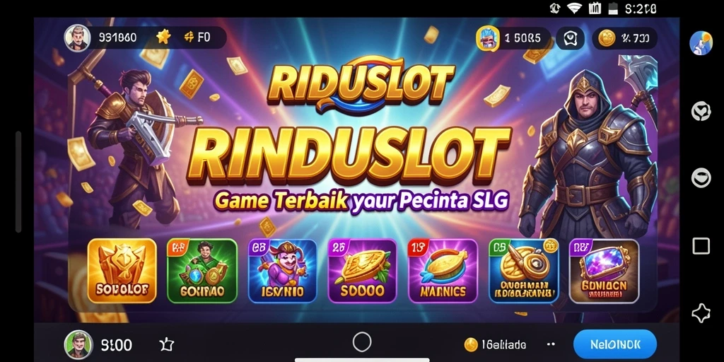 Gameplay menarik RINDUSLOT dengan slot yang beragam dan interaktif.