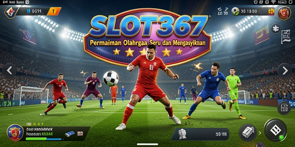 Screenshot menampilkan aksi seru dalam pertandingan olahraga di SLOT367.