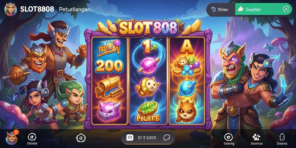 Tampilan menarik dari gameplay <strong>SLOT8808</strong> yang memukau dan interaktif.