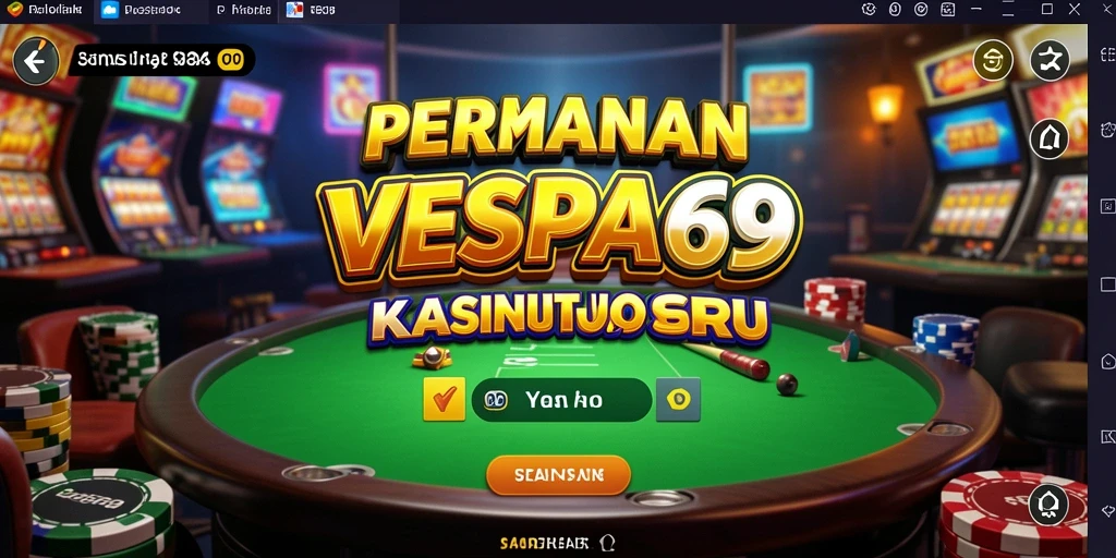 Gameplay menarik dan penuh warna dalam VESPA69.